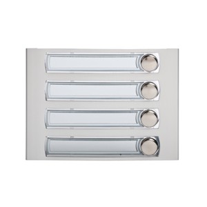 Frontal módulo 4 pulsadores...